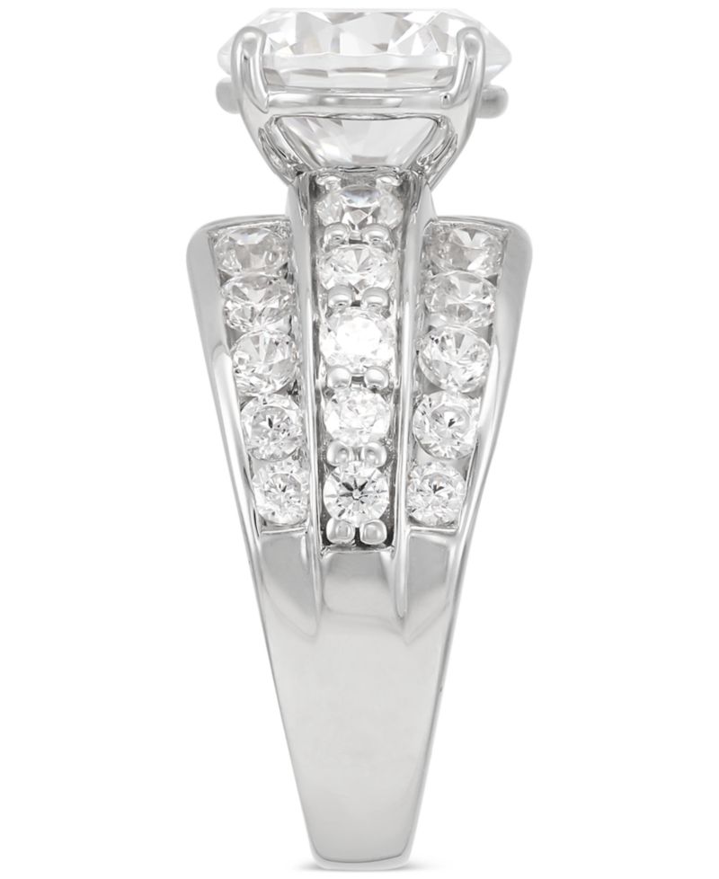 IGI Certified Lab Grown Multirow Engagement Ring (4-1/2 ct. t.w.) in 14k White Gold