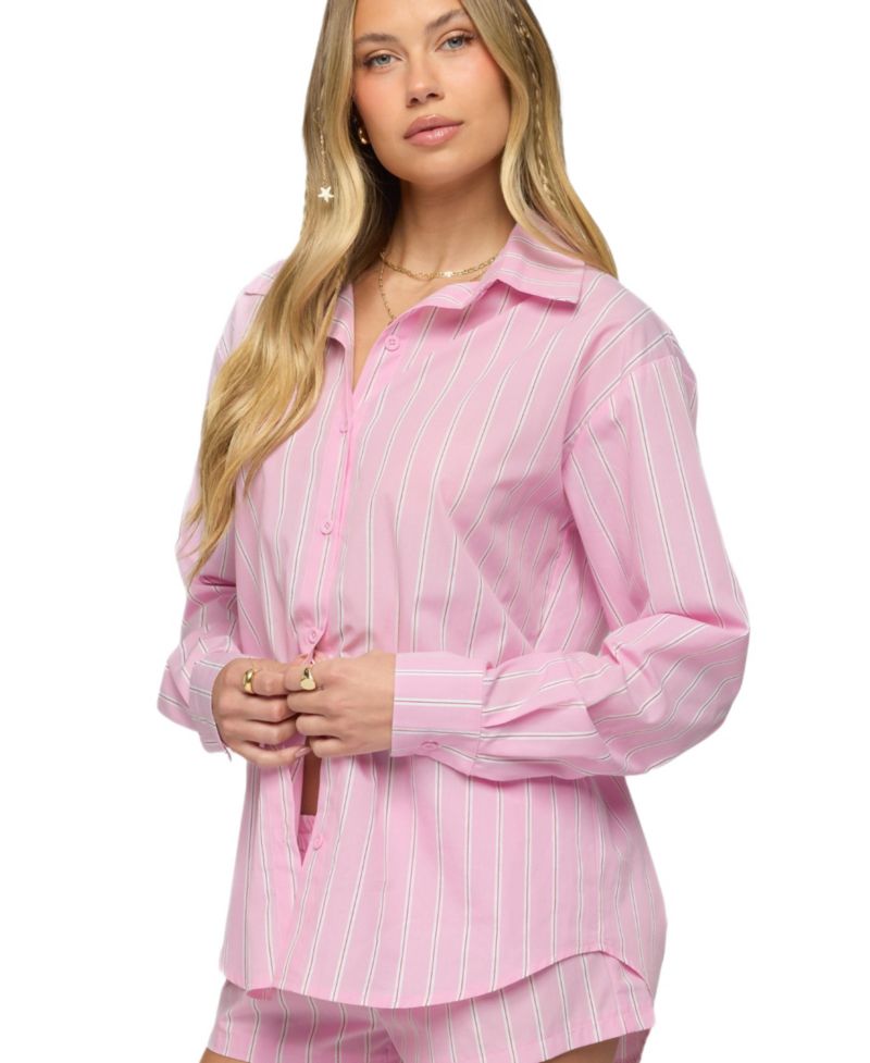 Women's Carmella Striped Oversized Shirt