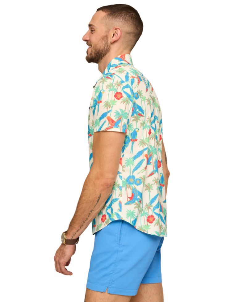 Men's Flock Party Short-Sleeve Shirt