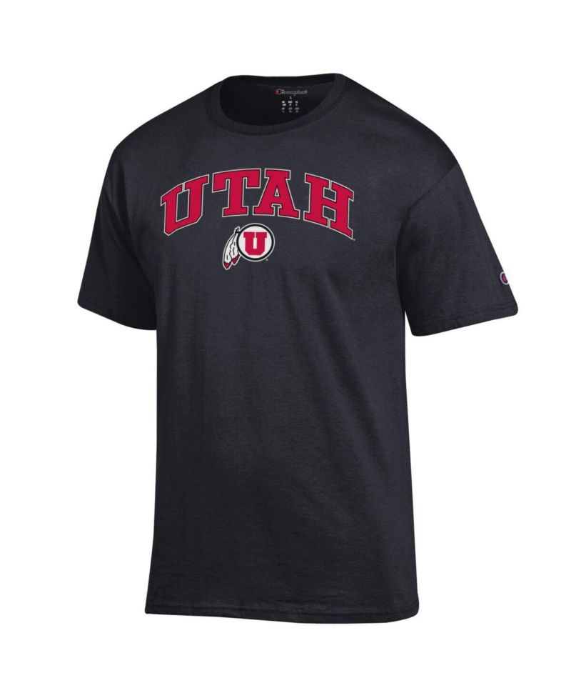 Men's Red Utah Utes Arch Over Logo T-Shirt