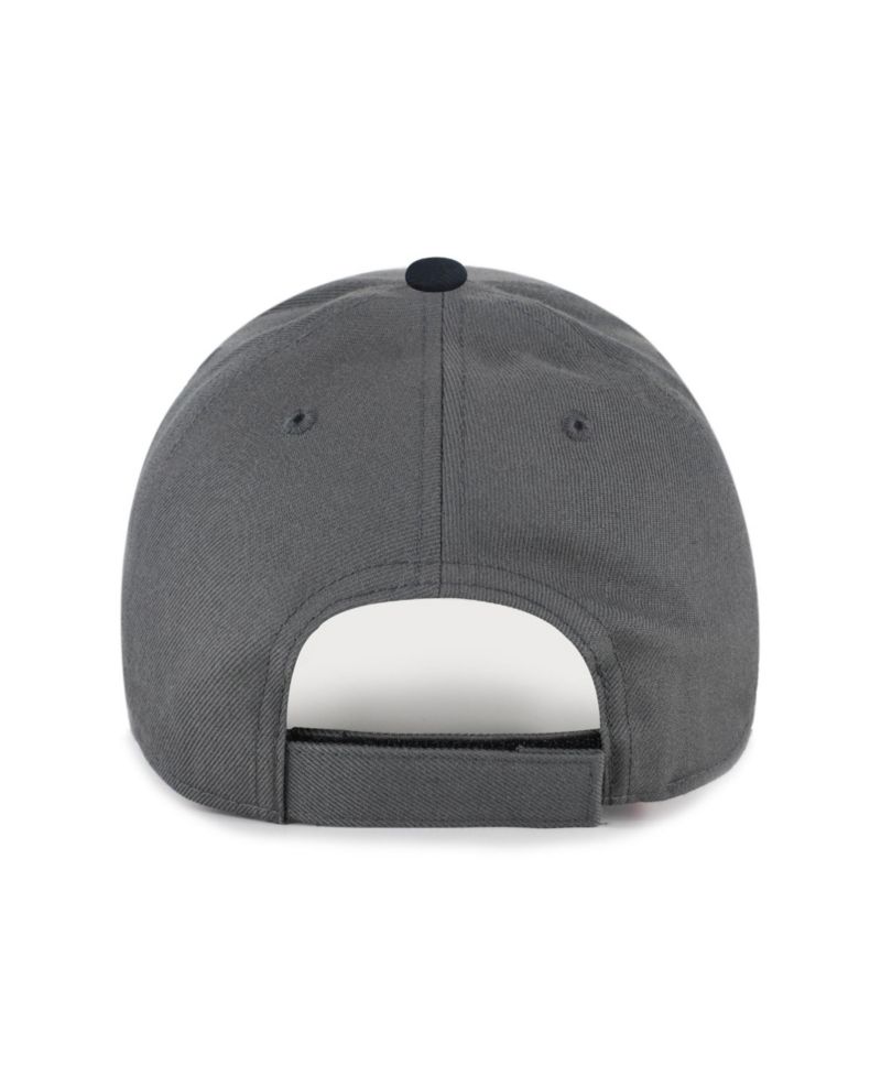 Men's '47 Charcoal New Orleans Saints Split Block MVP Adjustable Hat
