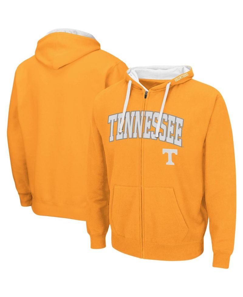 Men's Tennessee Orange Tennessee Volunteers Big and Tall Full-Zip Hoodie