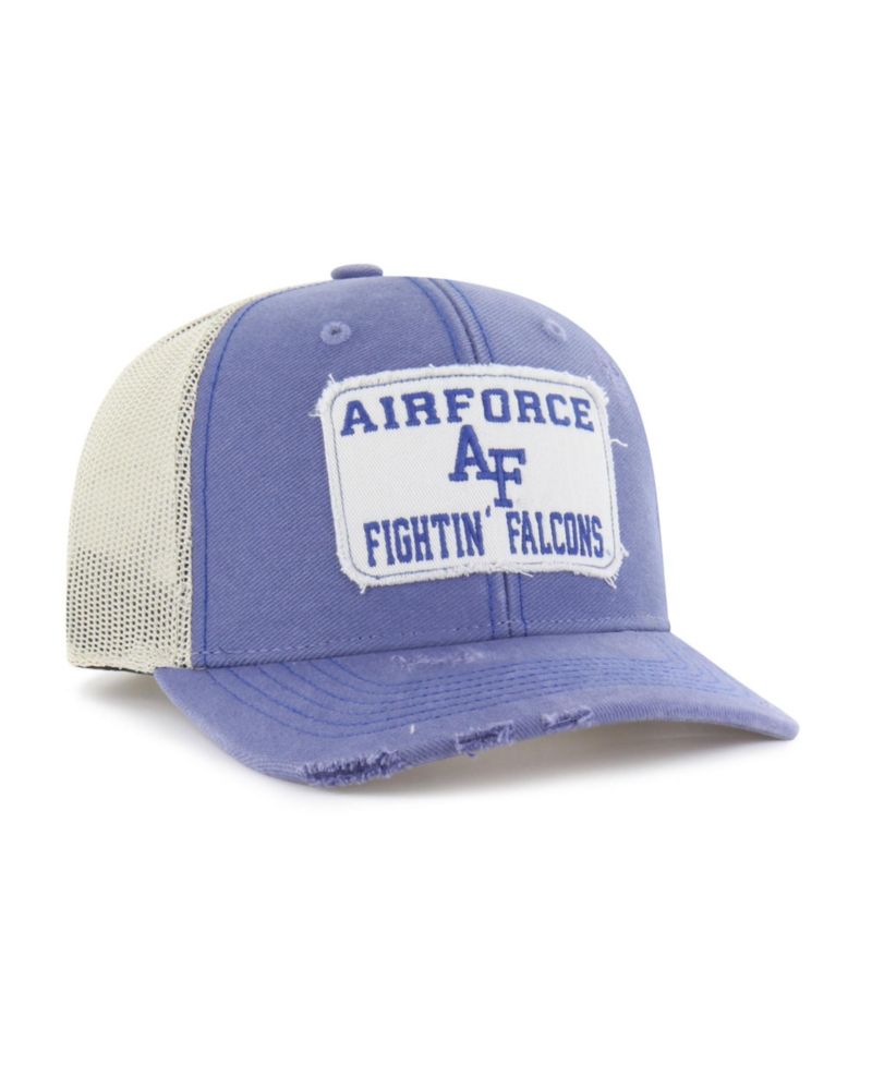 Men's and Women's '47 Blue Air Force Falcons Egremont Well-Worn Adjustable Trucker Hat