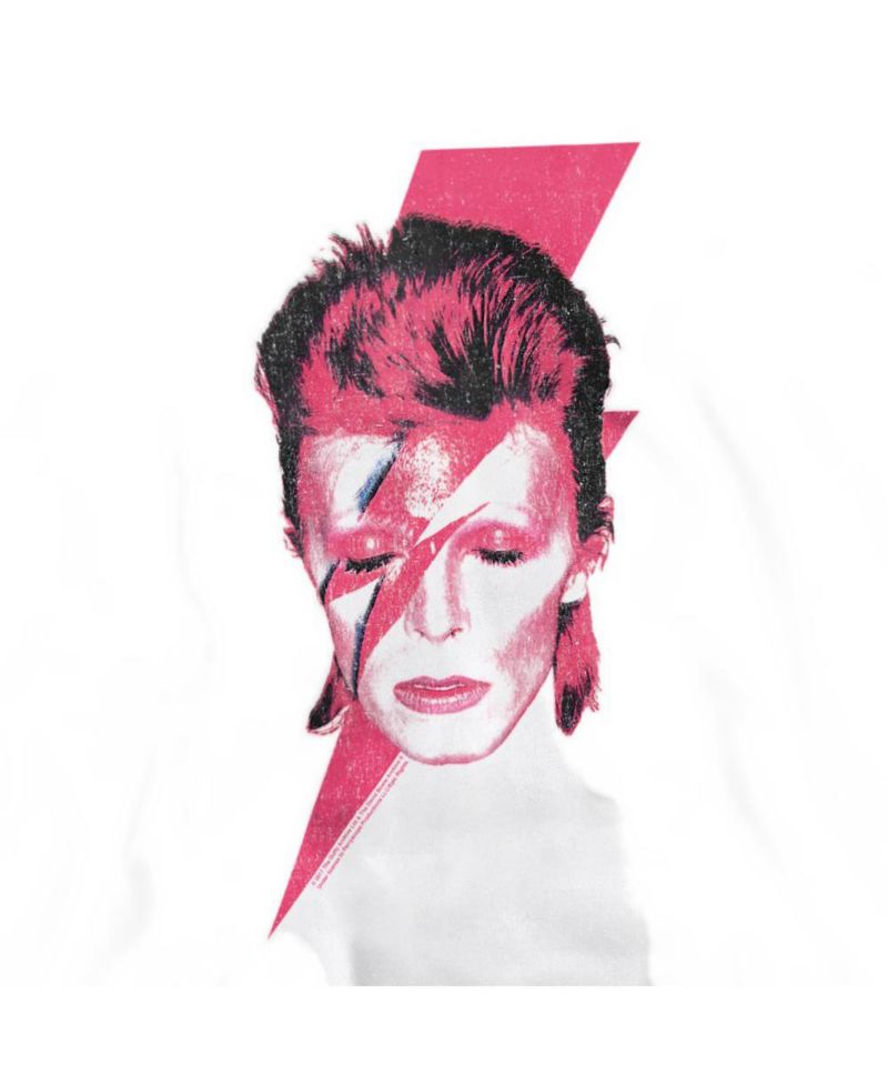 Men's Aladdin Sane Graphic Long-Sleeve Crewneck Sweatshirt
