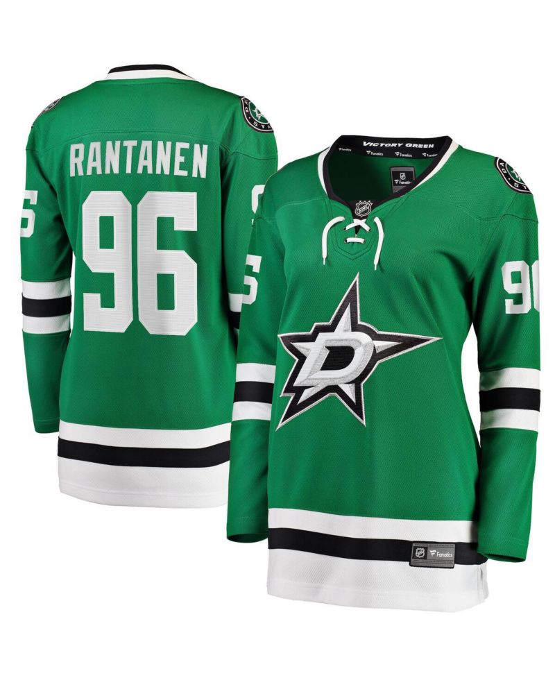Women's Mikko Rantanen Kelly Green Dallas Stars Home Breakaway Player Jersey
