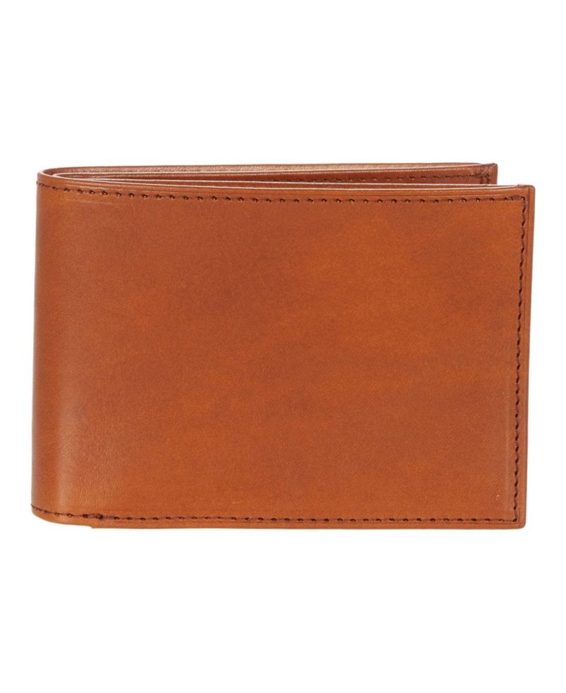 Men's Old Leather Small Bifold Wallet