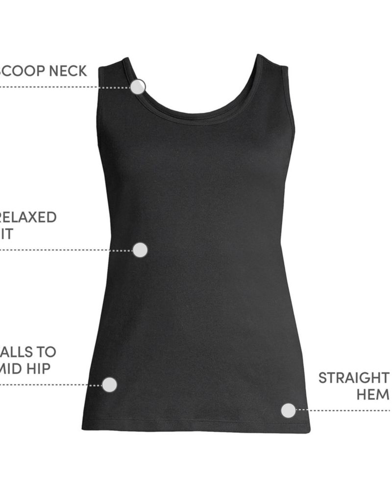 Plus Size Cotton Tank Top