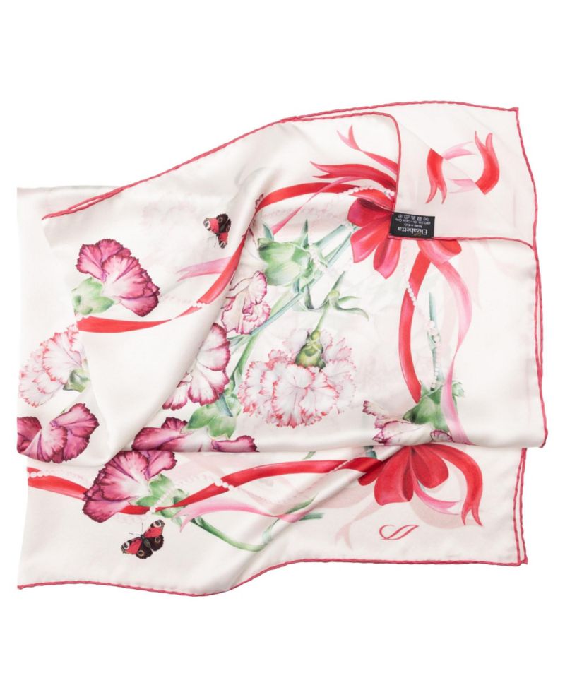 Fior di Mamma - Hand Rolled Silk Foulard for Women