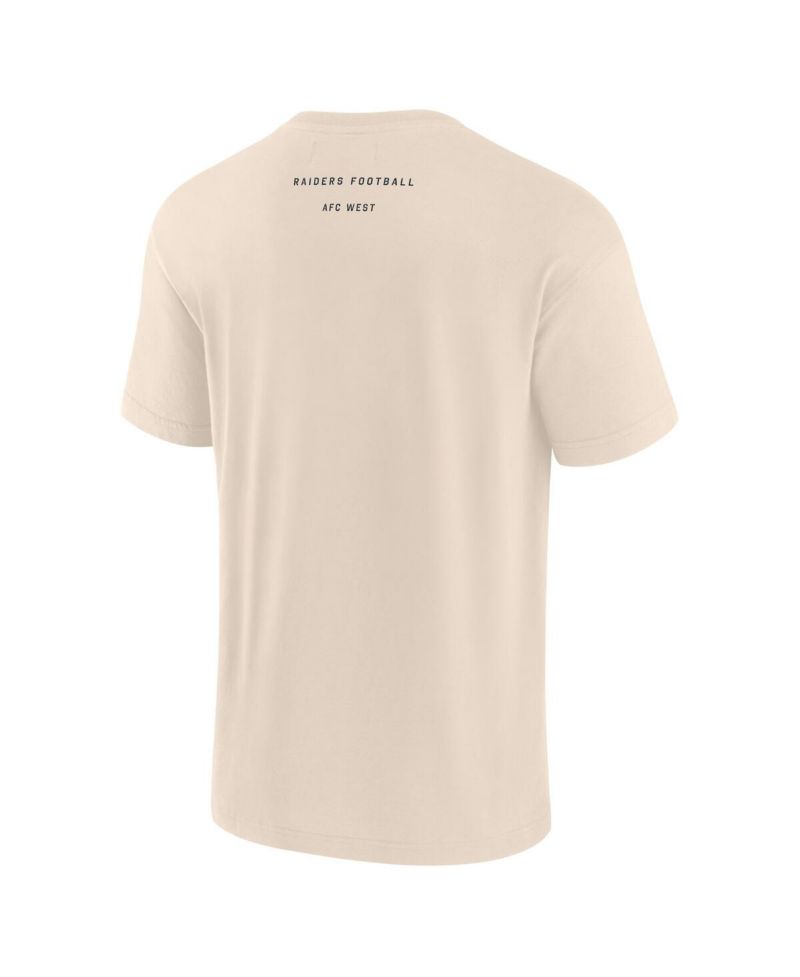 Men's Cream Las Vegas Raiders Elements Weathered Tonal Future Ground T-Shirt