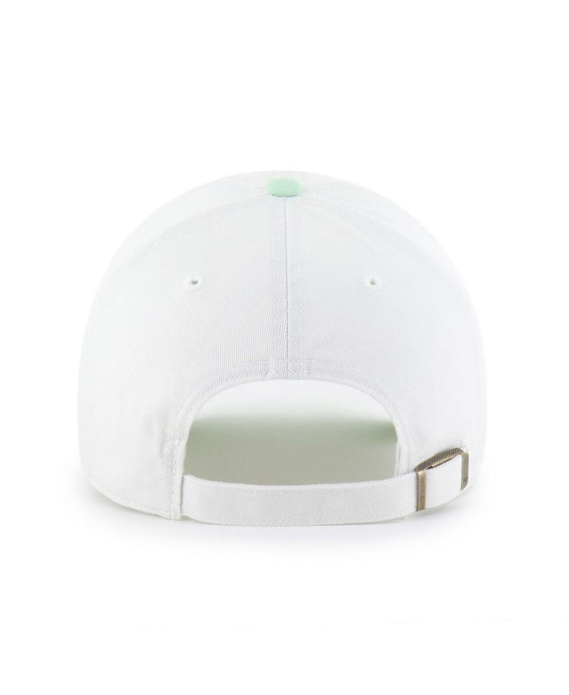 Women's White/Green Athletics Gelato Two-Tone Clean Up Adjustable Hat