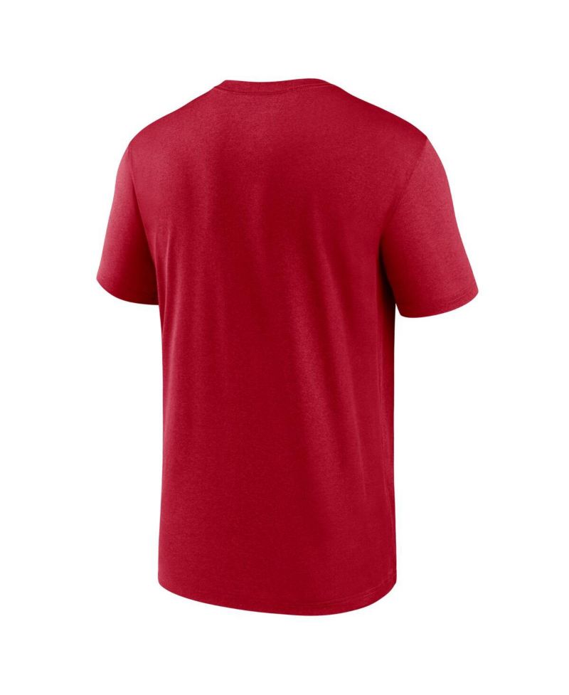 Men's Red Houston Texans Primetime Legend Logo Performance T-Shirt