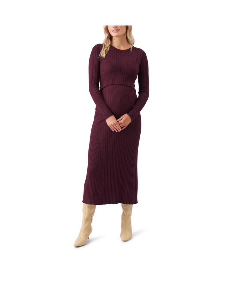 Maternity Eden Knit Nursing Dress
