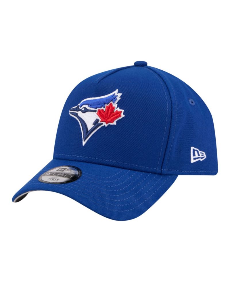 Big Boys and Girls Royal Toronto Blue Jays 9FORTY A-Frame Adjustable Hat