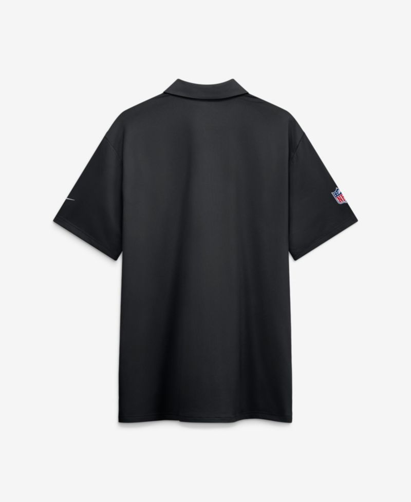 Men's Black Las Vegas Raiders Sideline Tour Dri-FIT Polo Shirt