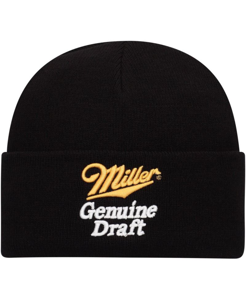 Men's Black Miller Genuine Draft Cuffed Knit Hat