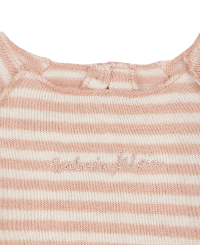 Baby Girls' Long-Sleeve Striped Flared-Leg Top and Flare Pants, 2-Piece Set