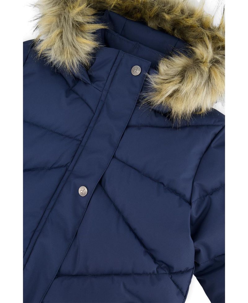 Big Girls (6 - 14) Long Winter Puffer Coat