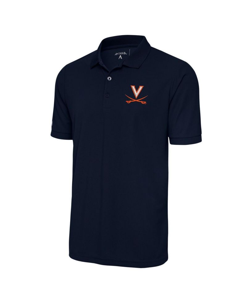 Men's Navy Virginia Cavaliers Legacy Pique Polo Shirt