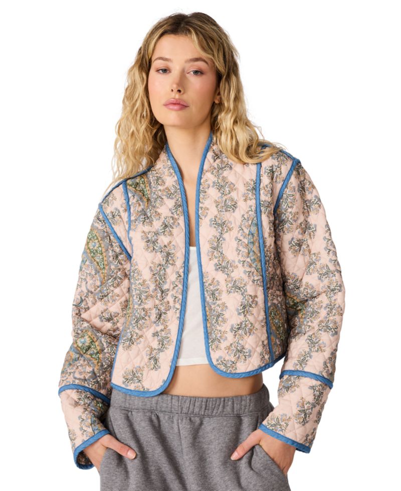 Women's Adalynn Quilted Cropped Paisley Jacket