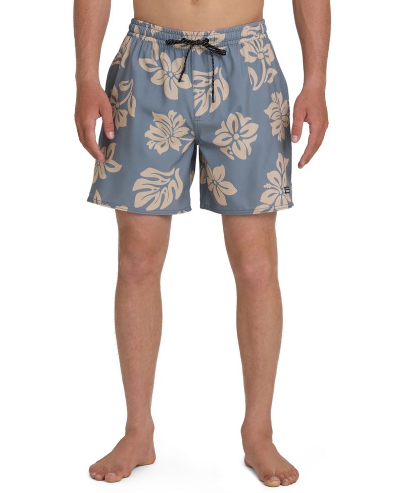 Quiksilver Men's Floral Print Swim Trunk