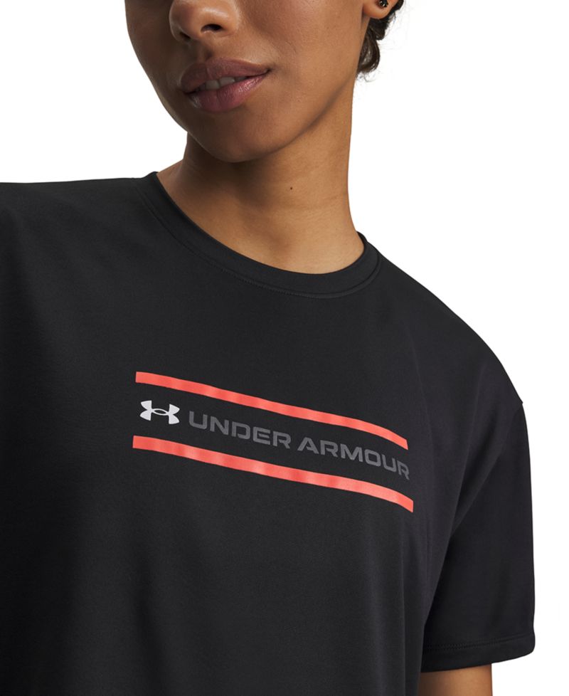 Women's Branded Crewneck Crop Top