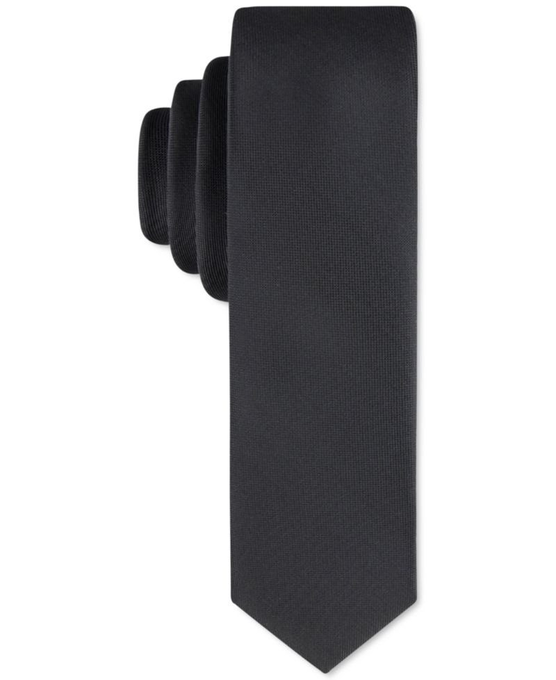 Men's Liquid Luxe Skinny 2" Solid Tie