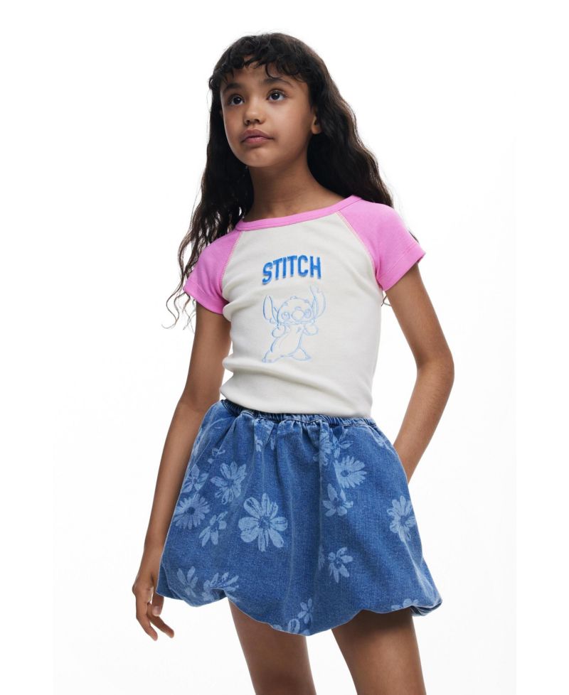Girls's Short-sleeved t-shirt Stich