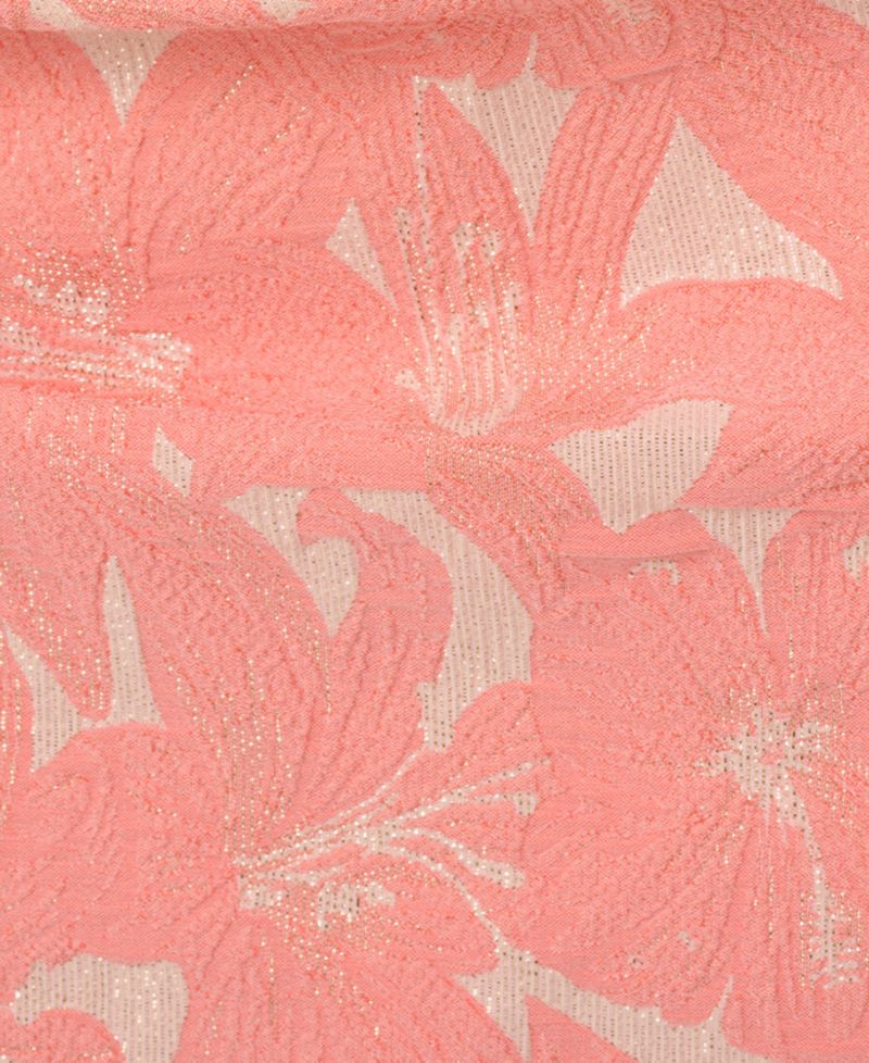 Women's Hibiscus Jacquard Sheath Dress
