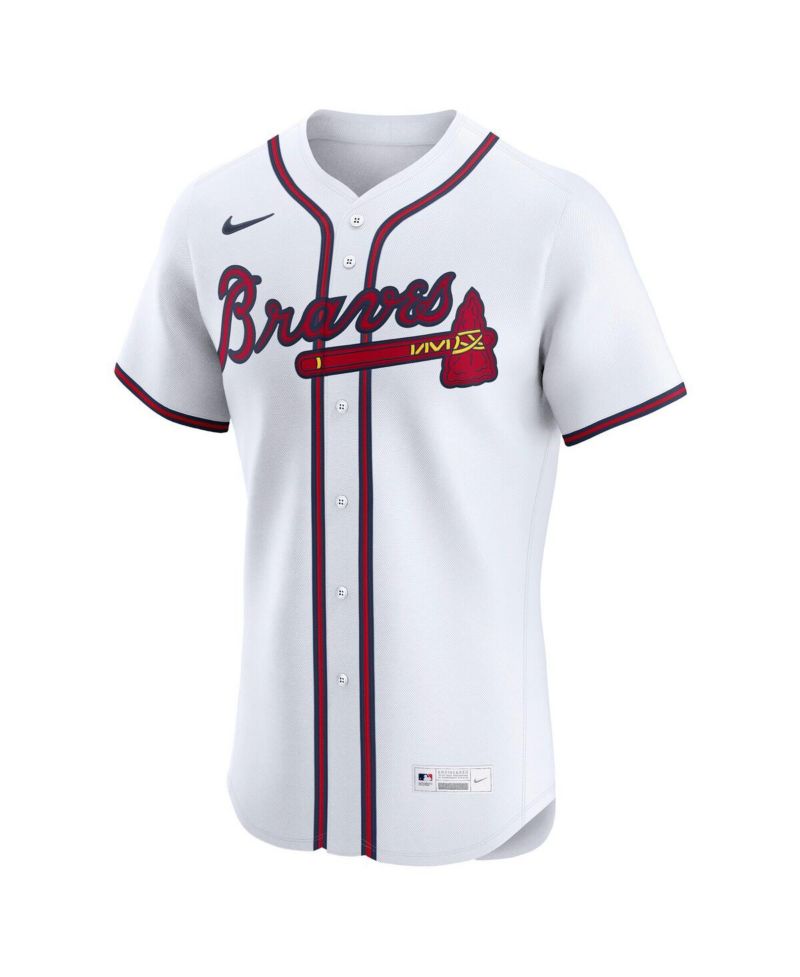 Men's Matt Olson White Atlanta Braves Home Elite Player Jersey