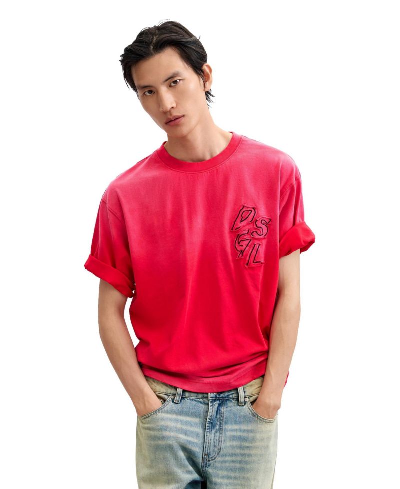 Men's Embroidered Mickey T-shirt