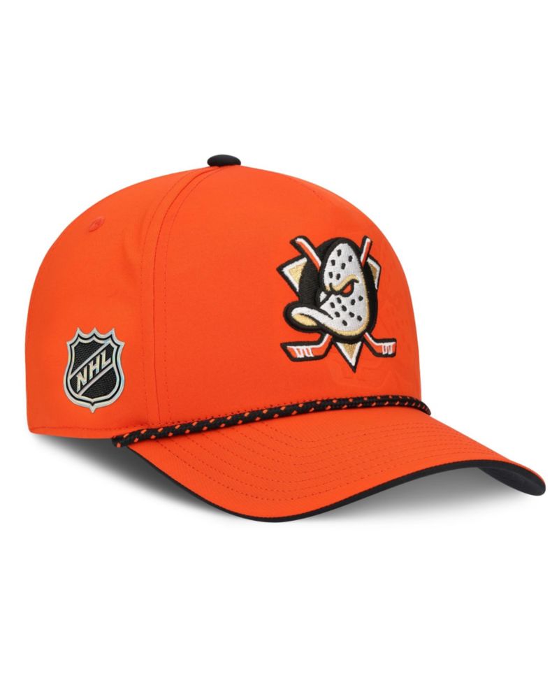 Men's Orange Anaheim Ducks On Stage Podium A-Frame Adjustable Hat