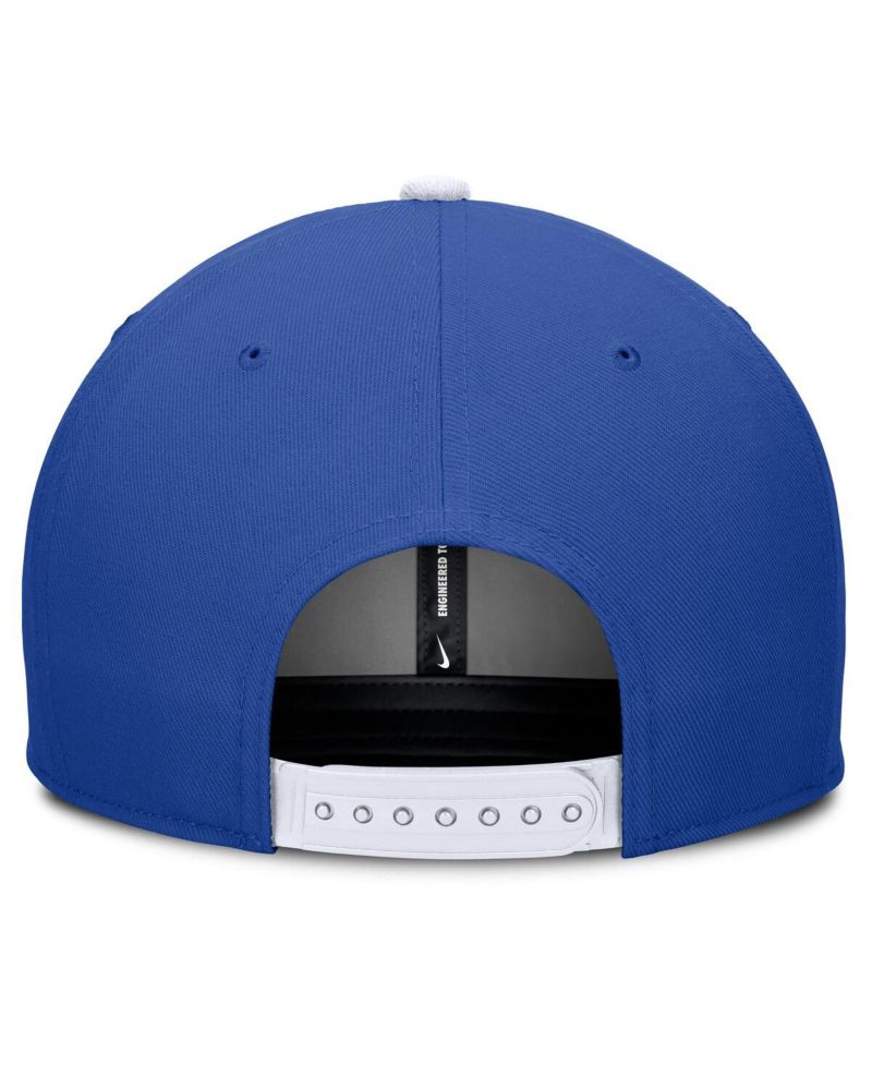 Men's Royal/Cream Kentucky Wildcats Pro Legacy Script Snapback Hat