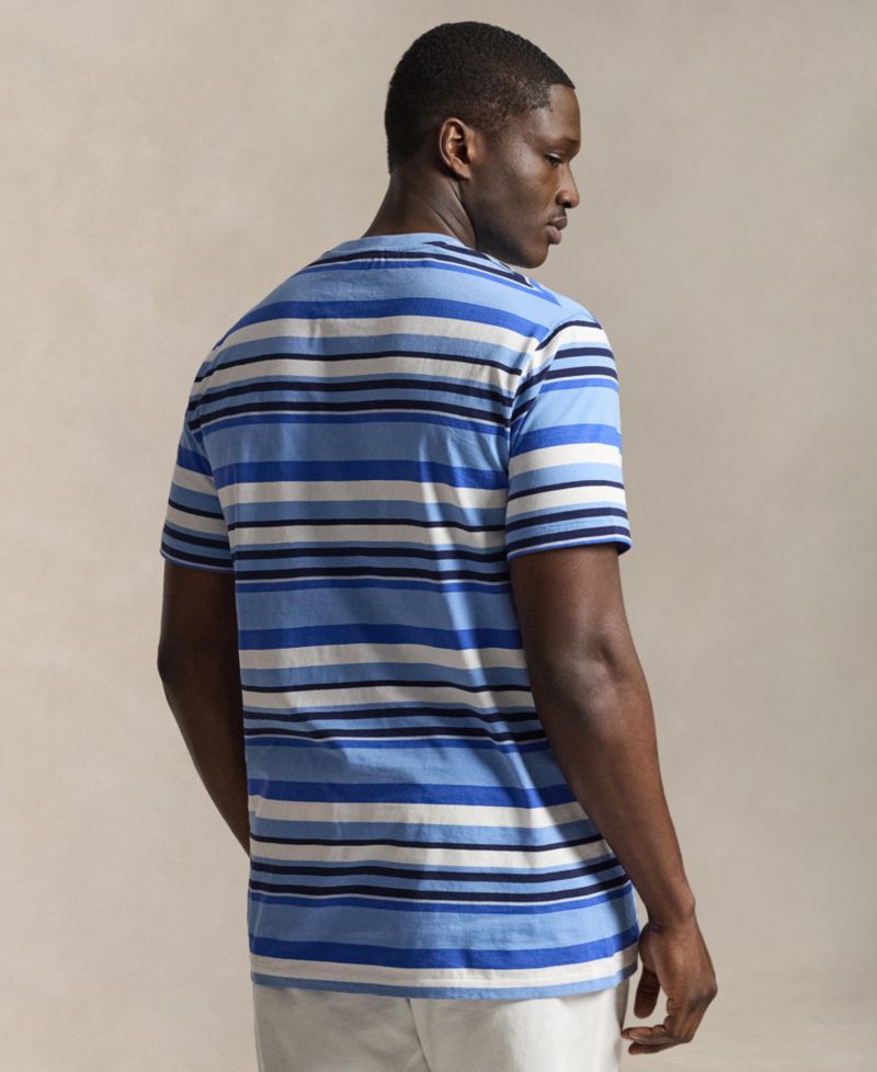 Men's Big & Tall Classic-Fit Striped Jersey T-Shirt