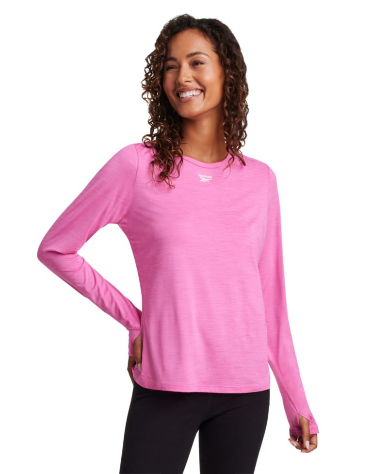 Women's Marled Performance Long-Sleeve Training Top