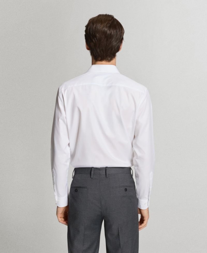 Men's Regular-Fit Cotton Dress Shirt
