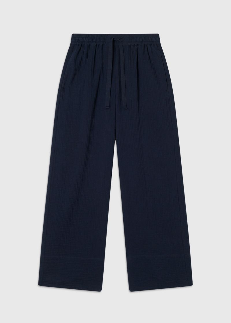 100% Cotton Wide Leg Trousers
