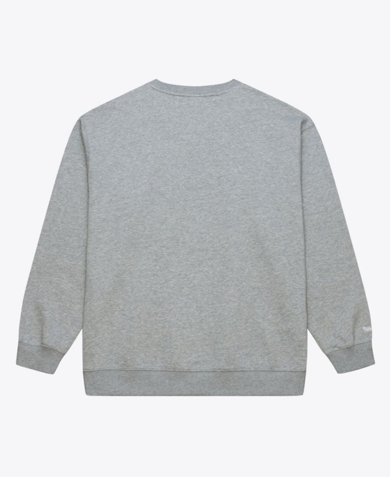 Men's Heather Gray Chicago Bulls Walk-Off Fleece Sweatshirt