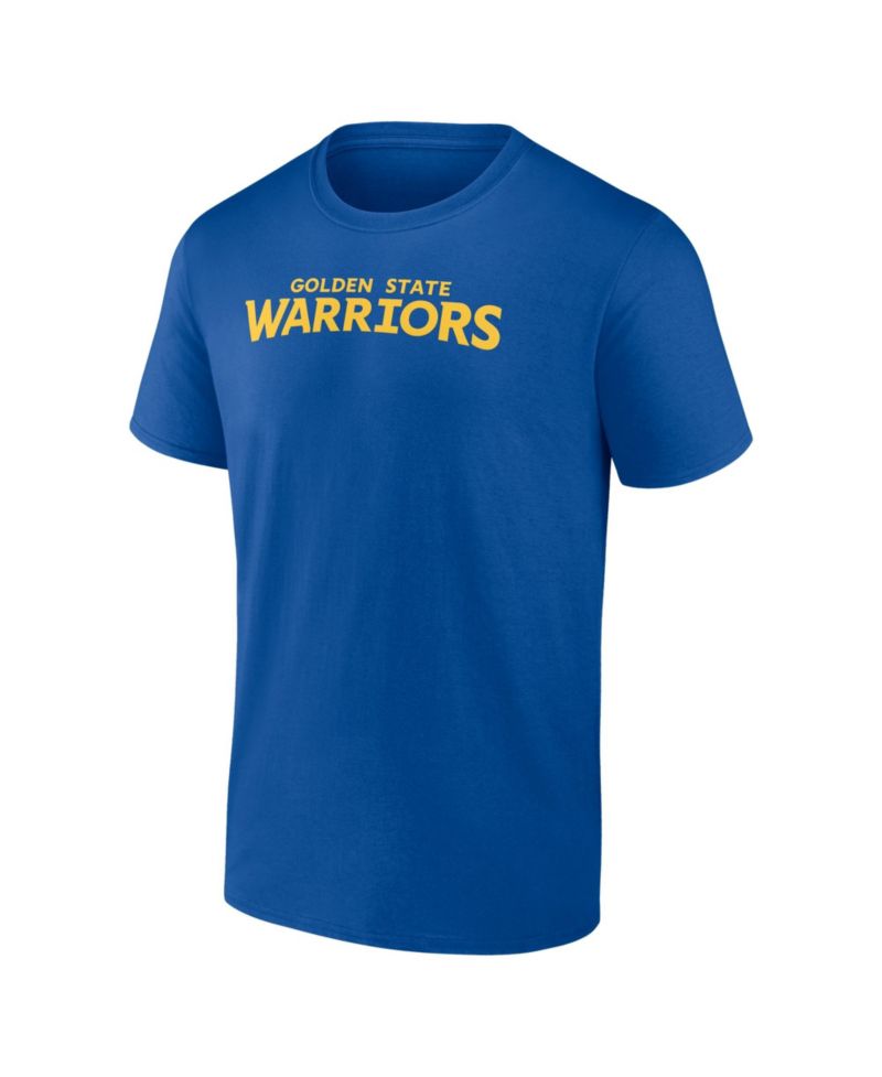 Men's Royal Golden State Warriors Wordmark T-Shirt