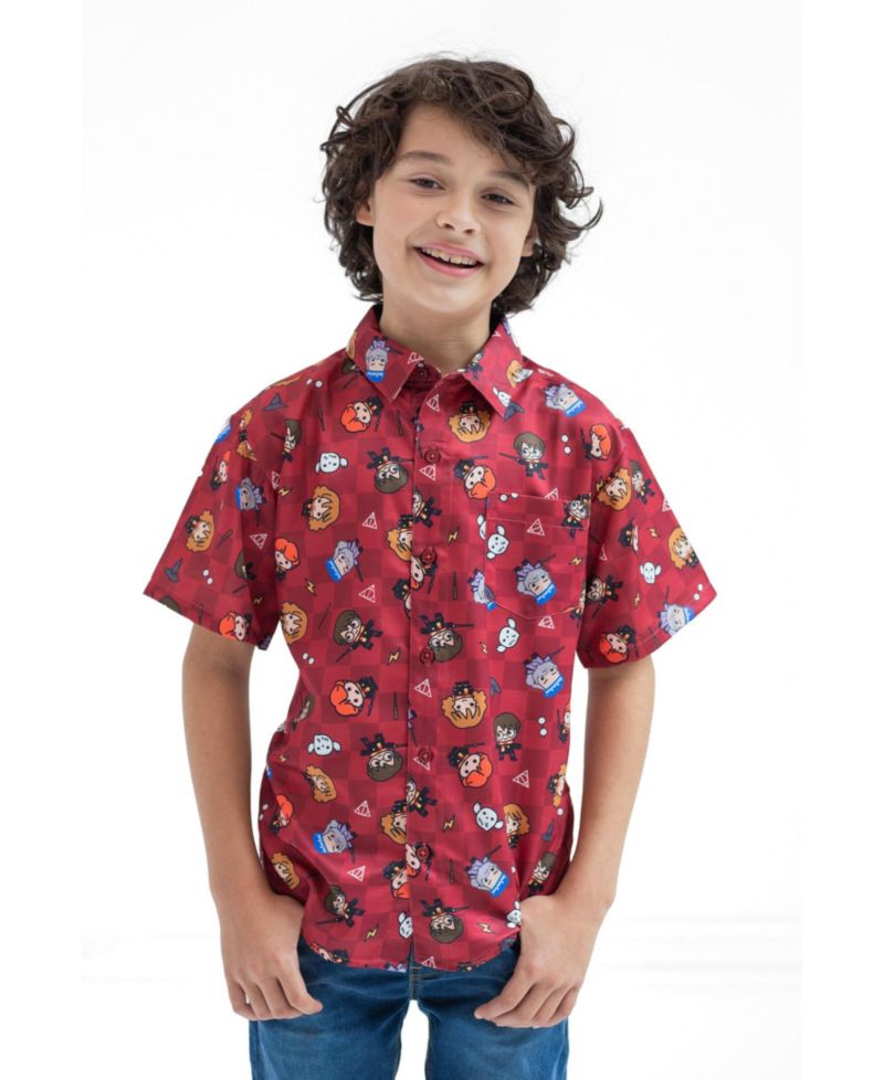 Boys' Short Sleeve Button Down Shirt