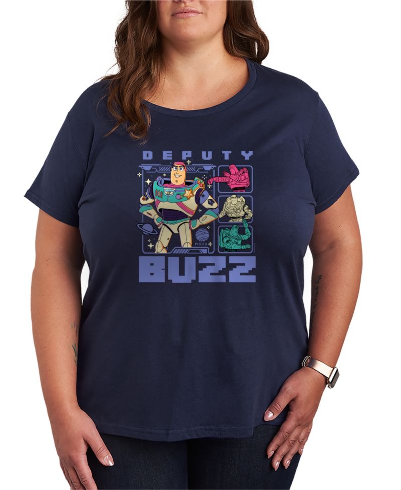 Plus Size Toy Story 5 Deputy Buzz Short-Sleeve Graphic T-Shirt