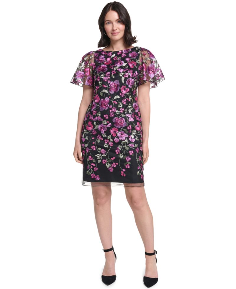 Petite Boat Neck Dress