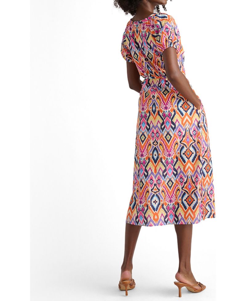 Women's Cotton Marguerite Midi Dress