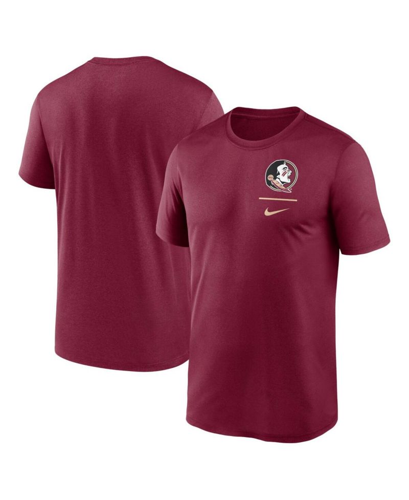 Men's Garnet Florida State Seminoles Primary Logo Legend Performance T-Shirt