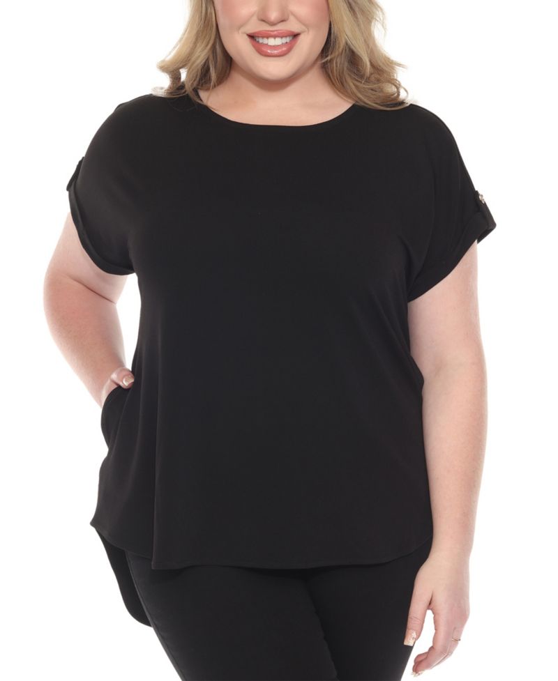 Plus Size Dolman Top and Scuba Pants Set