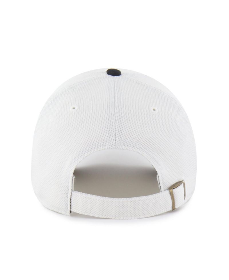 Men's and Women's '47 White/Black Purdue Boilermakers Pique Patch Clean Up Adjustable Hat