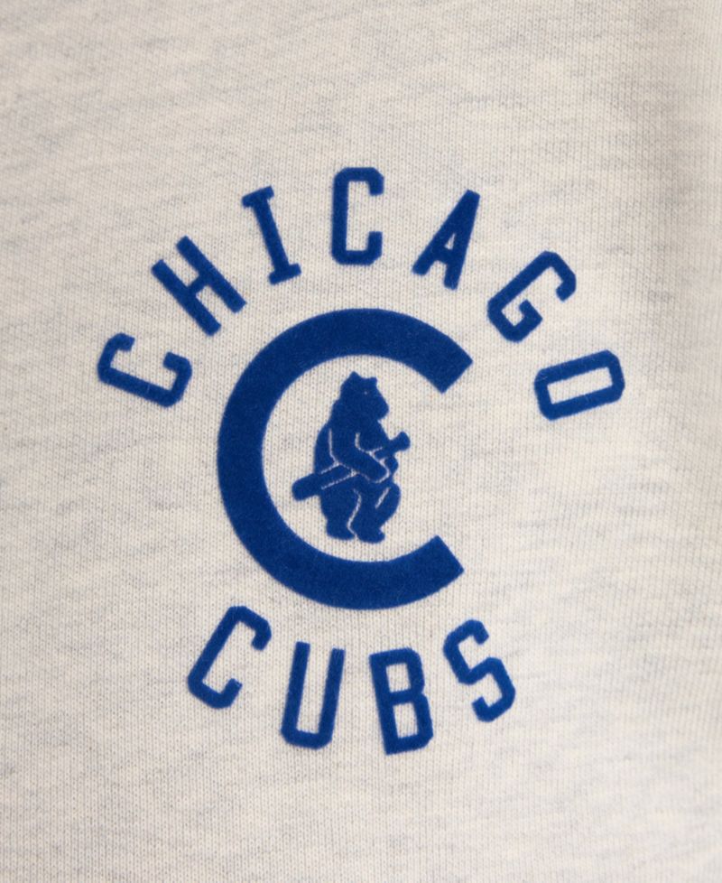 Women's Chicago Cubs Quarter-Zip Cropped Sweatshirt
