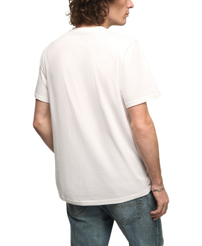 Men's Supima Cotton Short-Sleeve Henley T-Shirt