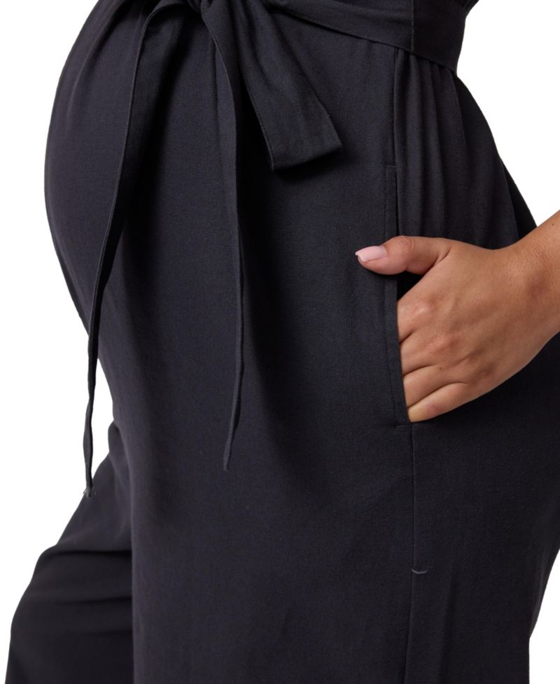 Maternity Ingrid + Isabel Tie Waist Jumpsuit