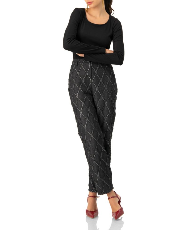 Women's Ribbed Long Sleeve Crop Top
