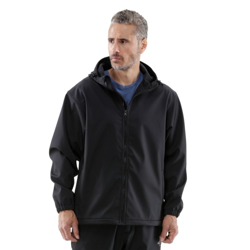 Big & Tall Lightweight Softshell Jacket with Hood